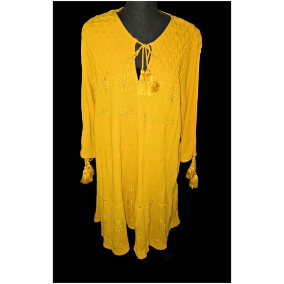 Indigo Thread Co. Gorgeous Tunic/Dress Never Worn Sz XL NEW - Picture 1 of 4
